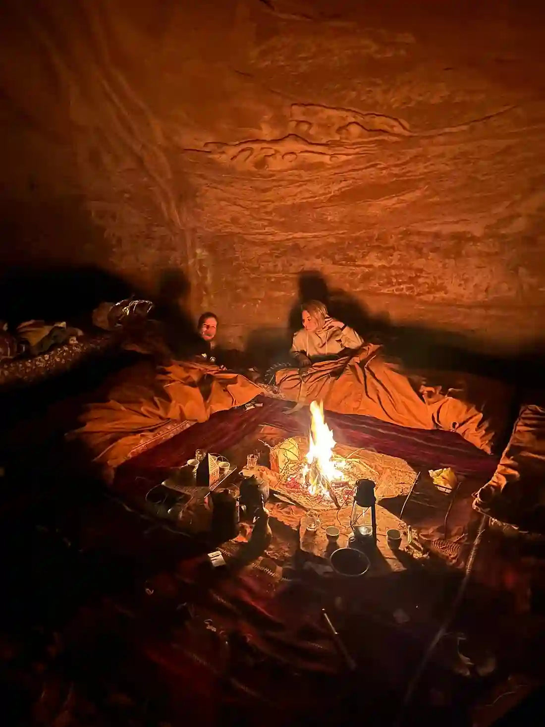 Inscriptions dans le canyon de Khazali