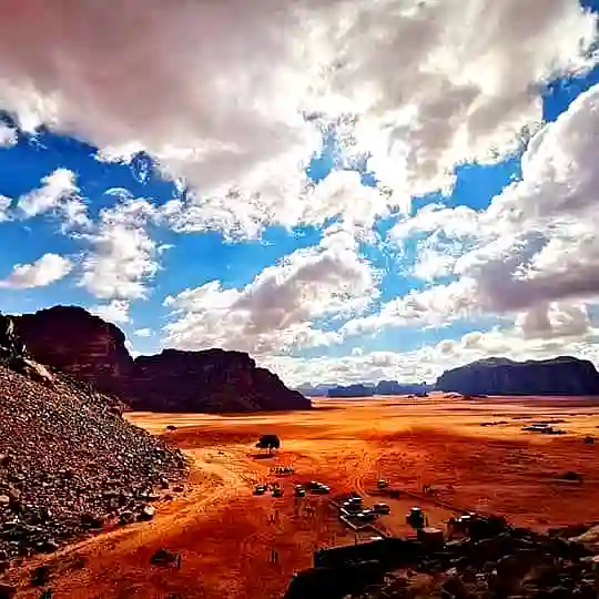 Winter in Wadi Rum Desert